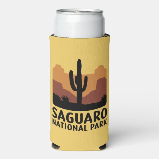 De Saguaro Cactus Seltzer Blikjeskoeler (Seltzer Voorkant)