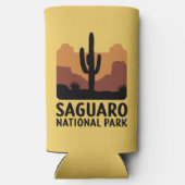 De Saguaro Cactus Seltzer Blikjeskoeler (Achterkant)