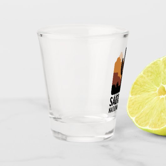 De Saguaro Cactus Shot Glas (Links)