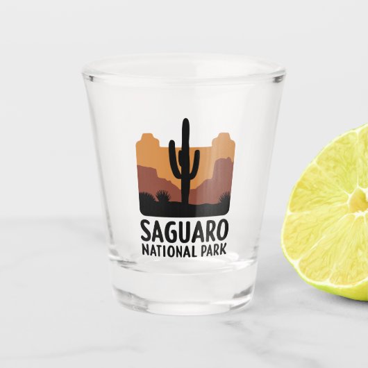 De Saguaro Cactus Shot Glas (Voorkant)