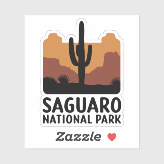 De Saguaro Cactus Sticker (Vel)