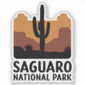 De Saguaro Cactus Sticker (Voorkant)