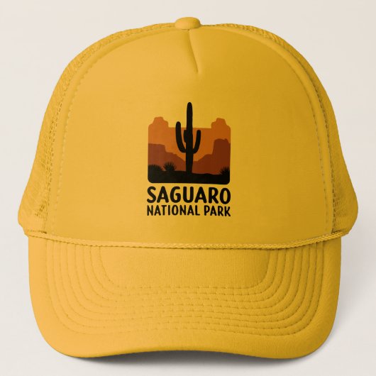 De Saguaro Cactus Trucker Pet (Voorkant)