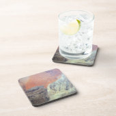 De Saharawoestijn in Algerije, Noord-Afrika. Bier Onderzetter (Rechterzijde)