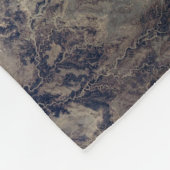 De Saharawoestijn in Algerije, Noord-Afrika. Fleece Deken (Hoek)