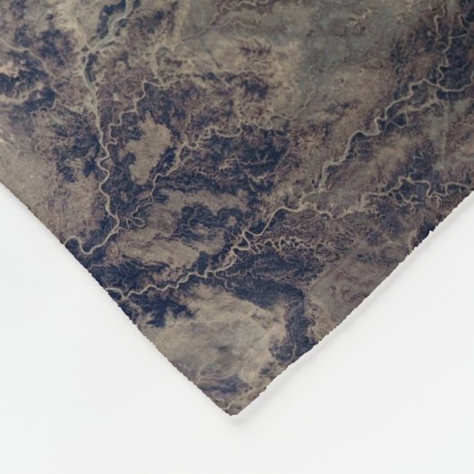 De Saharawoestijn in Algerije, Noord-Afrika. Fleece Deken (Hoek)