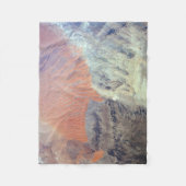 De Saharawoestijn in Algerije, Noord-Afrika. Fleece Deken (Voorkant)