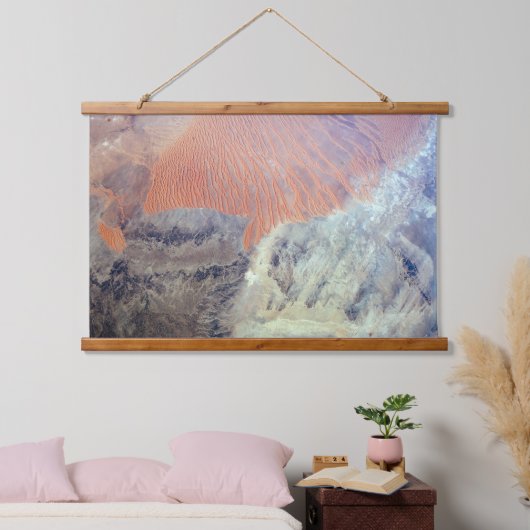 De Saharawoestijn in Algerije, Noord-Afrika. Hangend Wandkleed (Slaapkamer)