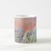 De Saharawoestijn in Algerije, Noord-Afrika. Koffiemok (Center)