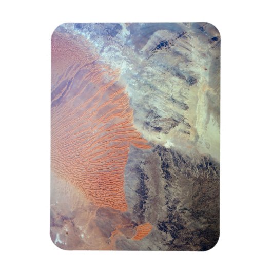 De Saharawoestijn in Algerije, Noord-Afrika. Magneet (Verticaal)