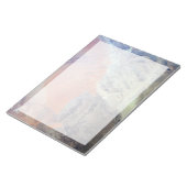 De Saharawoestijn in Algerije, Noord-Afrika. Notitieblok (Schuin)