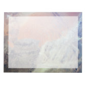 De Saharawoestijn in Algerije, Noord-Afrika. Notitieblok (Voorkant)