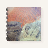 De Saharawoestijn in Algerije, Noord-Afrika. Notitieboek (Voorkant)