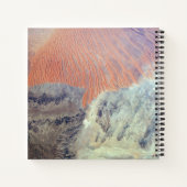 De Saharawoestijn in Algerije, Noord-Afrika. Notitieboek (Achterkant)