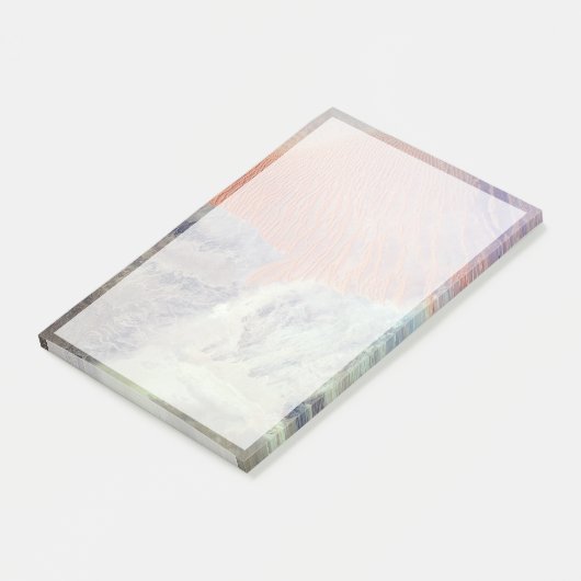 De Saharawoestijn in Algerije, Noord-Afrika. Post-it® Notes (Schuin)