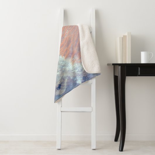 De Saharawoestijn in Algerije, Noord-Afrika. Sherpa Deken (In situ)