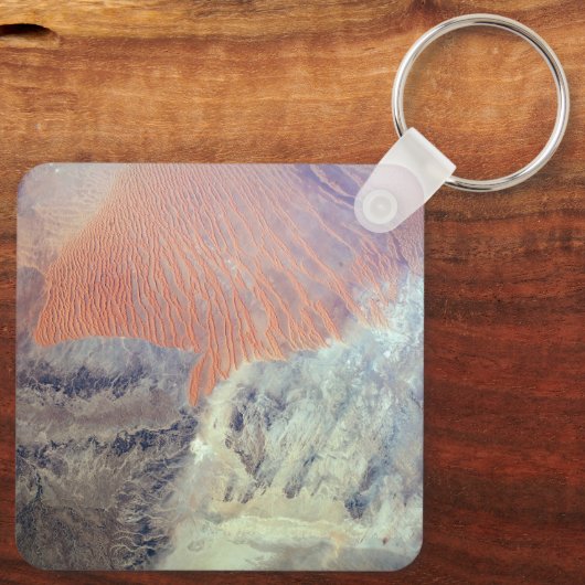 De Saharawoestijn in Algerije, Noord-Afrika. Sleutelhanger (Achterkant)