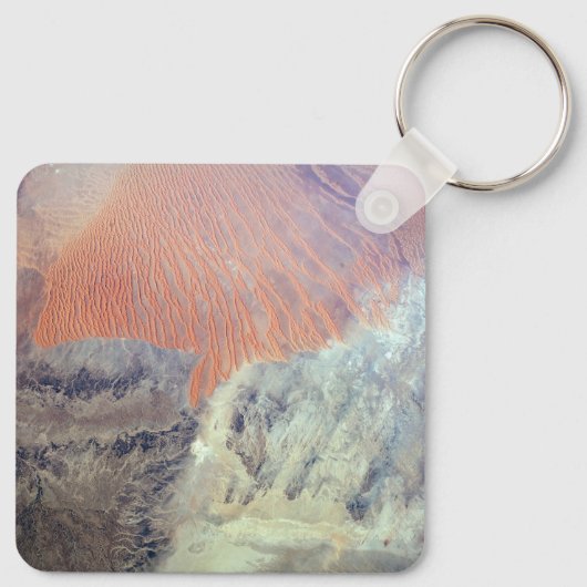 De Saharawoestijn in Algerije, Noord-Afrika. Sleutelhanger (Achterkant)