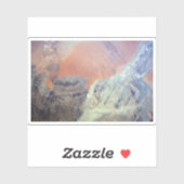 De Saharawoestijn in Algerije, Noord-Afrika. Sticker (Vel)