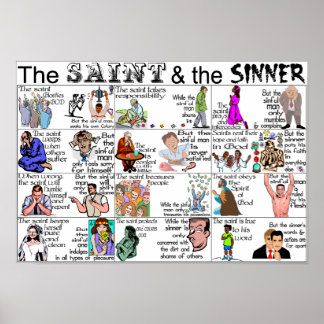 De Saint & de Sinner Poster