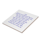 De Saint Francis Prayer Tegeltje (Zijkant)