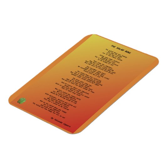 De Salad Bowl Flexible Magnet Magneet (Linkerzijde)