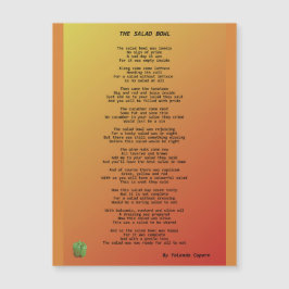 De salad Bowl Magnetic Kaart