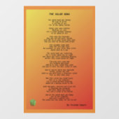 De salad Bowl-vensterbank Raamsticker (Vel)