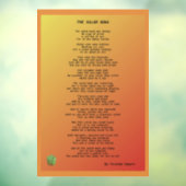 De salad Bowl-vensterbank Raamsticker (Vel 3)