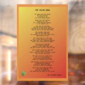 De salad Bowl-vensterbank Raamsticker (Vel 2)