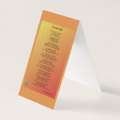 De salad Bowl vouwde Kaart (Voorkant)