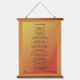 De Salad Bowl wandtapijt Hangend Wandkleed