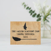 De Salem Academy for Young Witches Briefkaart (Staand voorkant)