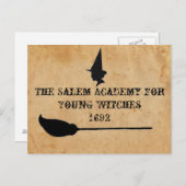 De Salem Academy for Young Witches Briefkaart (Voorkant / Achterkant)