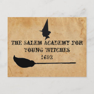 De Salem Academy for Young Witches Briefkaart