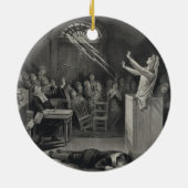 De salem-heks leidt de heks nummer 1 keramisch ornament (Achterkant)