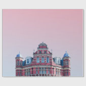 DE SALISBURY-BOUW ONDER PINKSKIES CADEAUPAPIER (Vlak)