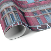 DE SALISBURY-BOUW ONDER PINKSKIES CADEAUPAPIER (Rol Hoek)