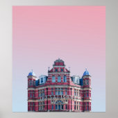 DE SALISBURY-BOUW ONDER PINKSKIES POSTER (Voorkant)