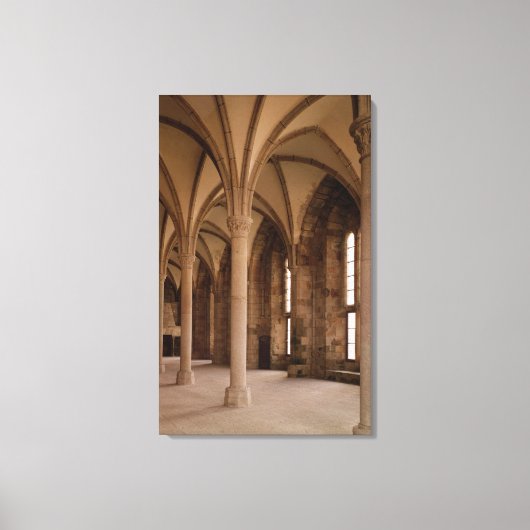 De Salle des Hotes, uitzicht van de Abbey Canvas Afdruk (Voorkant)