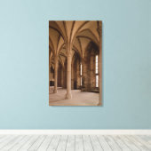 De Salle des Hotes, uitzicht van de Abbey Canvas Afdruk (Insitu (Houten vloer))
