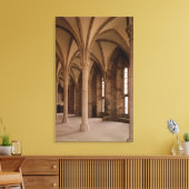 De Salle des Hotes, uitzicht van de Abbey Canvas Afdruk (Insitu (Woonkamer))