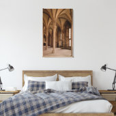 De Salle des Hotes, uitzicht van de Abbey Canvas Afdruk (Insitu (Slaapkamer))