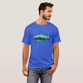 DE SALMON-RUN T-SHIRT (Voorkant volledig)
