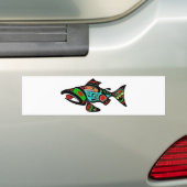 DE SALMON TRIBUEREN BUMPERSTICKER (Op auto)