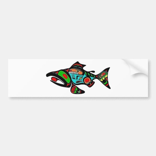DE SALMON TRIBUEREN BUMPERSTICKER (Voorkant)