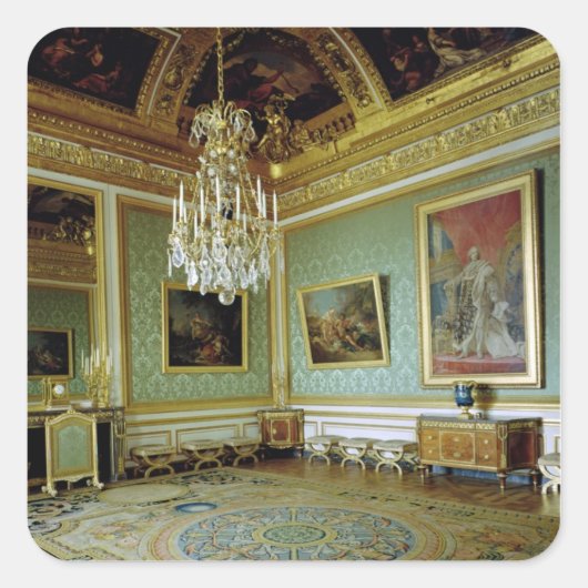 De Salon des Nobles Vierkante Sticker (Voorkant)