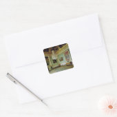 De Salon des Nobles Vierkante Sticker (Envelop)