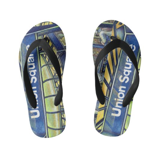 De Salon van Union Square Kinder Teenslippers (Voetbed)