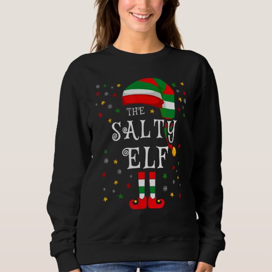 De Salty Elf-kerstgroep Elf Trui (Voorkant)